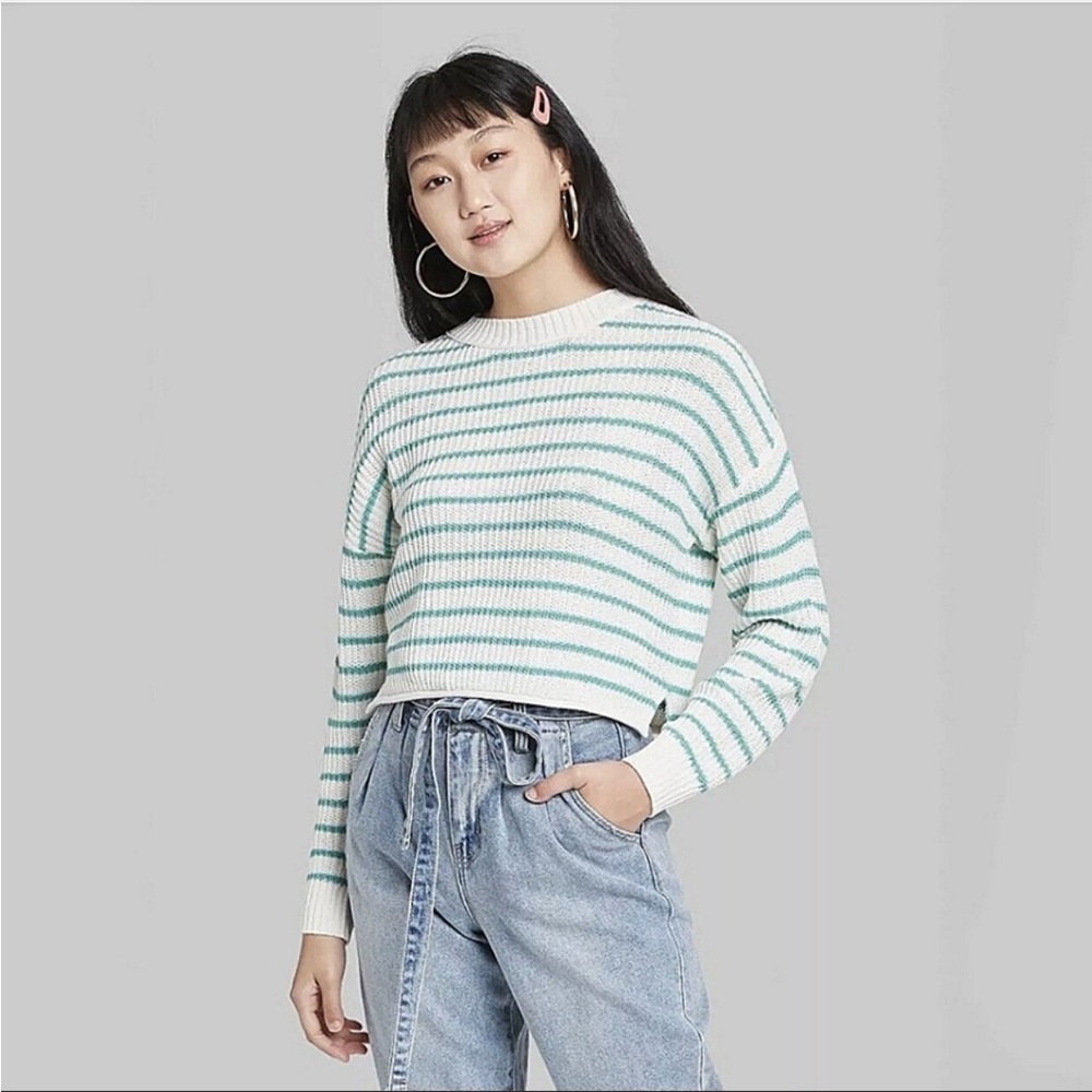 Wild Fable Green Sweater